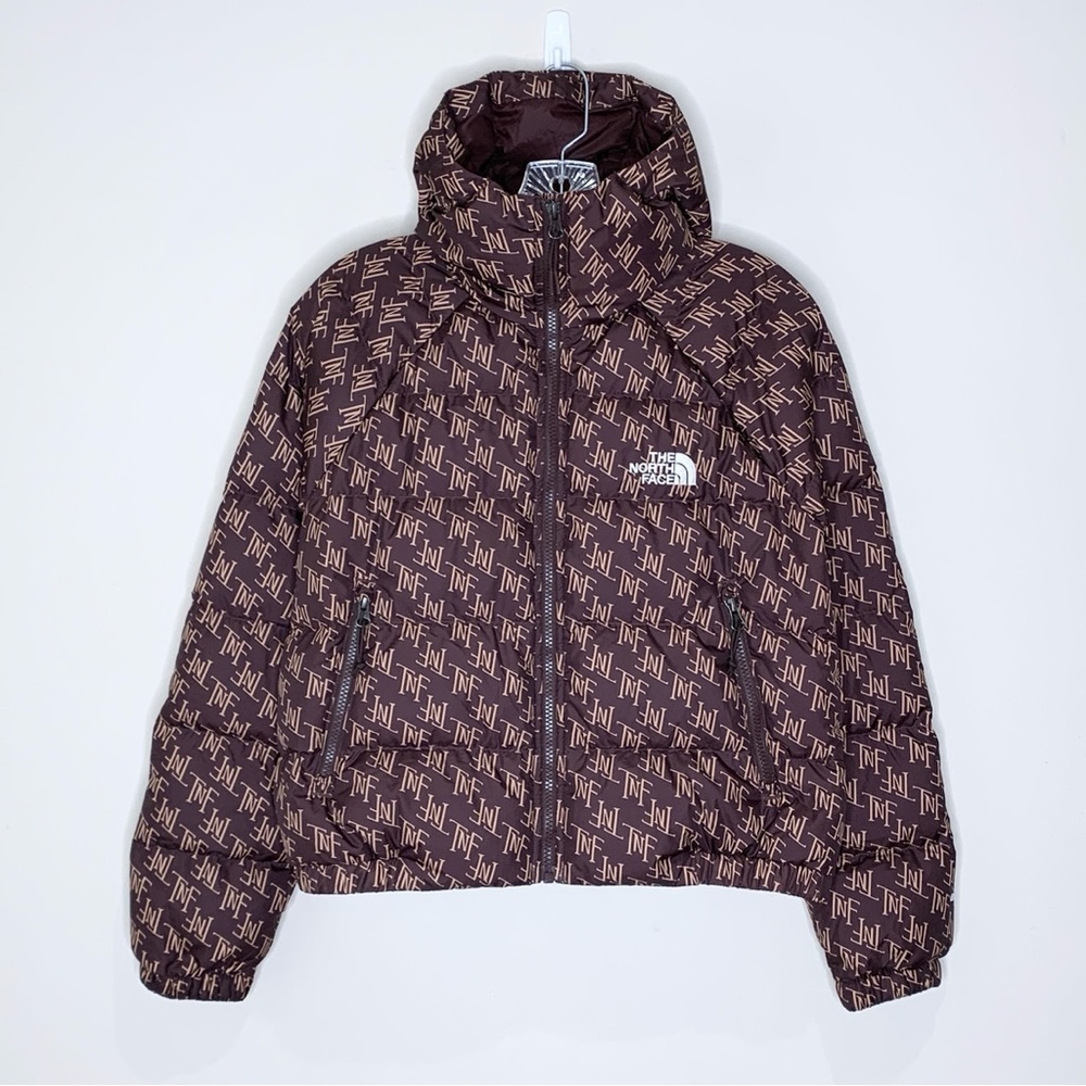 The North Face Hydrenalite Down Puffer Jacket (Sz XS) Coal Brown TNF Monogram - Picture 5 of 16